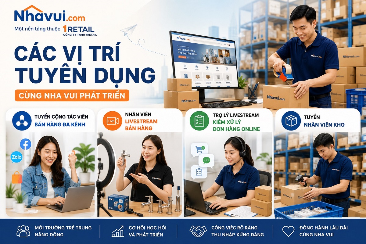 Danh sách các vị trí tuyển dụng